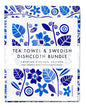 Swedish Dishcloth & Tea Towel Bundle - Blue