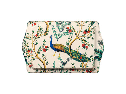 Peacock Metal Tray - Small